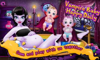 Vampire Baby Happy Daily plakat