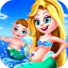 Mermaid Gives Birth To A Baby biểu tượng