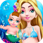 Mermaid Princess Baby Check-Up আইকন