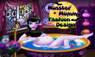 Monster Mommy Fashion Design Affiche