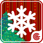 Happy Snowflake Christmas fun simgesi