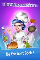 Chef Cooking Mad 🍔 Fast Food Restaurant Manager plakat