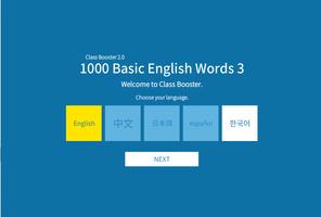 1000 Basic English Words 3 Affiche