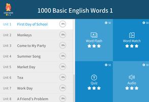 1000 Basic English Words 1 capture d'écran 1