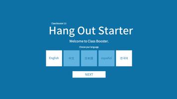 Hang Out! Starter Affiche