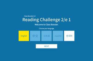 Reading Challenge 2nd 1 Affiche