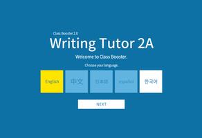 Writing Tutor 2A الملصق