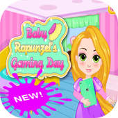 Baby Rapunzel's Gaming Day