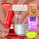 cooking games macaroons on kitchen ikona