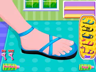 女の子のためのフットケアゲーム アプリダウンロード