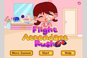 Flight Attendant Rush الملصق