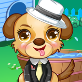 Cute Puppy Caring