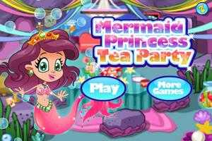 Mermaid Princess Tea Party Affiche