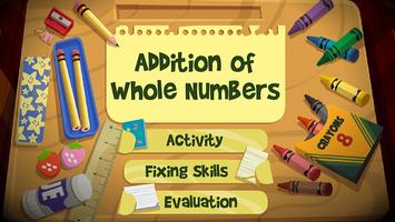 Addition of Whole Numbers poster