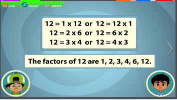 Factors and Multiples syot layar 2