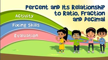 Percent & Rel Ratio Frac & Dec poster