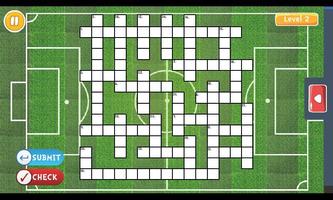 Football Crosswords Puzzle capture d'écran 3