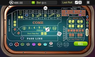 Craps – Casino Dice Game capture d'écran 3