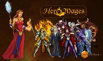 Hero Mages Silver Plakat