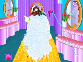 Hair style salon girls games پوسٹر