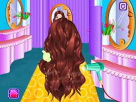 Hair style salon girls games اسکرین شاٹ 1