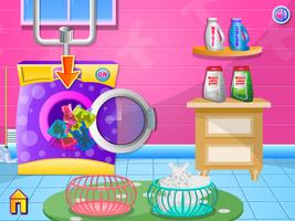 Laundry clothes girls games screenshot 1