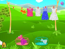 Laundry clothes girls games capture d'écran 2