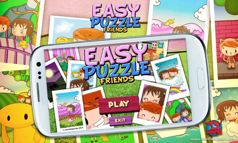 Easy and friends. Picture like easy Puzzle Jet for Kids.