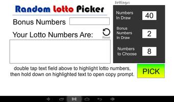Random Lotto Picker capture d'écran 3