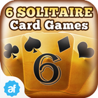 6 Solitaire Card Games Free icône