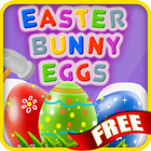 Easter Bunny Eggs Free أيقونة