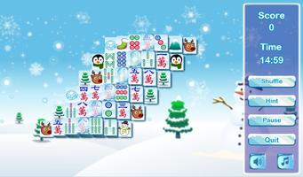 Frozen Mahjong Solitaire Free Affiche