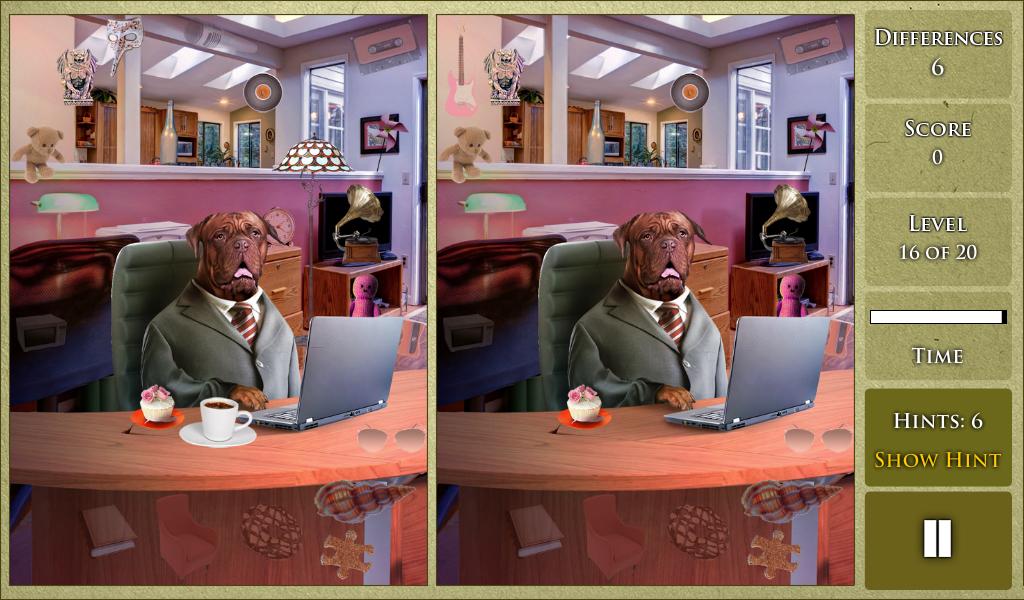 Spot the Differences - Dogs APK für Android herunterladen