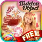 Hidden Object - Candyland Free biểu tượng