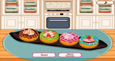 Donut Shop Cooking Games Affiche