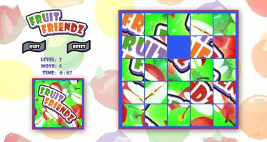 Fruit Friendz Slide Puzzle capture d'écran 1