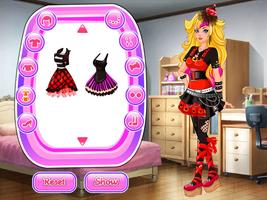 Girl Go Punk, Dress Up Games Affiche