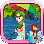 Girl on Lake
