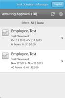 York Solutions Time & Expense screenshot 3