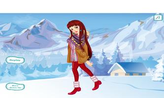 Snow Fashion Girls - Dress Up Game Ekran Görüntüsü 2