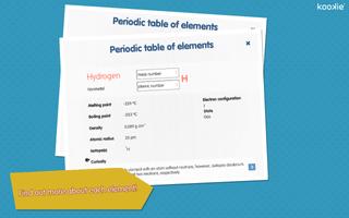 برنامه‌نما kookie - Periodic table عکس از صفحه