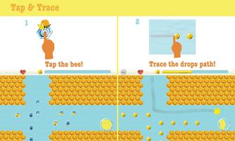 Tap the Bee:Tracing game Free Ekran Görüntüsü 1