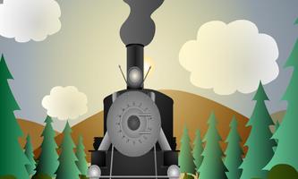 Escape From Adirondack Train Affiche