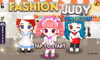Fashion Judy: Chef style poster
