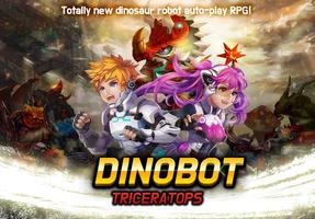 Dinobot: Triceratops Dinosaur Affiche