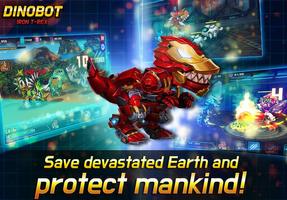 برنامه‌نما Dinobot: Iron T-Rex عکس از صفحه