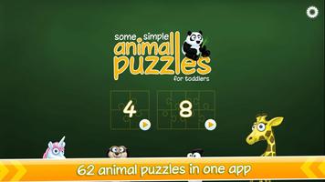 Fun Animal Puzzles for Babies الملصق