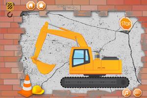 🚚 Excavator Puzzle For Kids syot layar 1