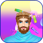 fasion beard salon games icône