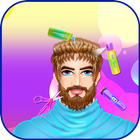 fasion beard salon games icon